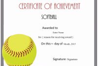 Free Softball Certificate Templates – Customize Online intended for Softball Award Certificate Template