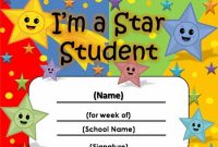 Free Star Awards | Templates Certificates Star Student inside Star Certificate Templates Free