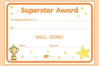 Free! – Superstar Award Certificates (Teacher Made) throughout Star Award Certificate Template