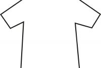 Free T-Shirt Template~ Students Decorate Their T-Shirt With inside Blank T Shirt Outline Template