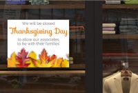 Free Thanksgiving Sign Templates | Signs Blog for Business Closed Sign Template