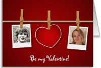 Free Valentine Photo Card Templates – Ms Word Format – Easy with regard to Valentine Card Template Word