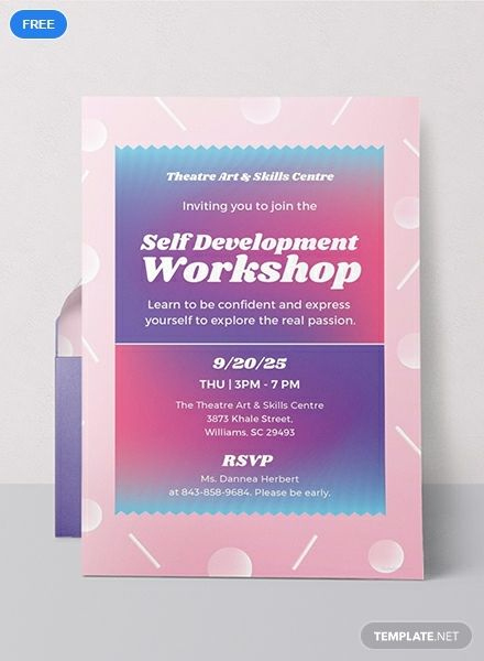 Free Workshop Invitation | Printable Invitation Templates inside Seminar Invitation Card Template