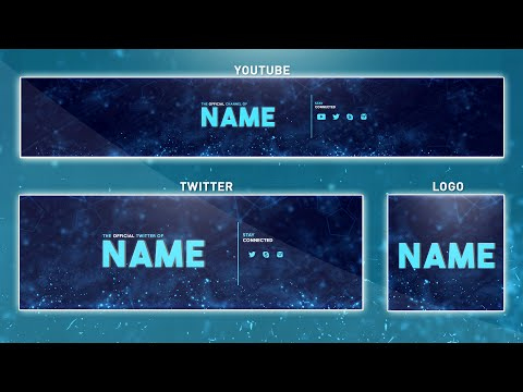 Free Youtube Banner Template | Photoshop (Banner + Logo + for Banner Template For Photoshop