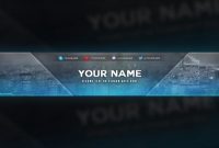 Free Youtube Banner Template | Photoshop (Banner + Logo + with Banner Template For Photoshop