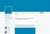 Freebie: Twitter 2014 Gui Psd (New Profile Template for Blank Twitter Profile Template
