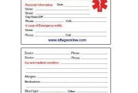 Free+Printable+Medical+Wallet+Id+Cards | Medical Emergency regarding In Case Of Emergency Card Template