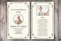 Fresh Memorial Cards For Funeral Template Free Best Of within In Memory Cards Templates