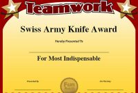 Funny Employee Awards – 101 Funny Awards For Employees, Work intended for Funny Certificates For Employees Templates