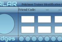 Galar Trainer Cards – Blank | Pokécharms with Pokemon Trainer Card Template