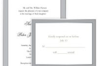 Gartner Studios Elegant Border Wedding Invitation Kit regarding Gartner Certificate Templates