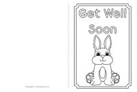 Get Well Soon Card Colouring Templates (Sb8890) – Sparklebox with Get Well Card Template