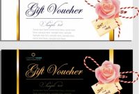 Gift Voucher Template Vector Free Vector Download (23,957 with Elegant Gift Certificate Template