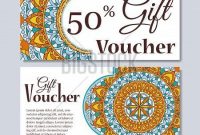 Gift Voucher Template Vector & Photo (Free Trial) | Bigstock pertaining to Magazine Subscription Gift Certificate Template
