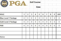 Golf Scorecard Template Excel | Golf Scorecard, Templates in Golf Score Cards Template