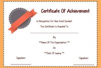 Good Conduct Certificate Template – 22+ Word Templates For within Good Conduct Certificate Template