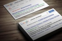 Google Search Business Card | Kartvizit Şablonu, Kartvizitler for Google Search Business Card Template