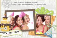 Greeting Card Samples & Templates | Photo Greeting Cards with regard to Birthday Card Collage Template