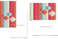 Greeting Card Templates - Indesign, Illustrator, Publisher in Birthday Card Template Indesign