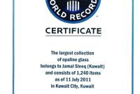 Guinness World Record Certificate Template (9 pertaining to Guinness World Record Certificate Template