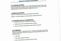 Gym Business Plan Template In 2020 | Business Plan Template regarding Personal Training Business Plan Template Free