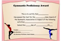 Gymnastic Certificate: Creative Certificates Free To throughout Gymnastics Certificate Template