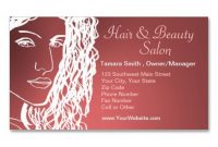 Hair & Beauty Salon Business Card Templates – Business Card for Hair Salon Business Card Template