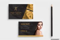 Hair Salon Business Card Layout. Kaufen Sie Diese Vorlage in Hair Salon Business Card Template