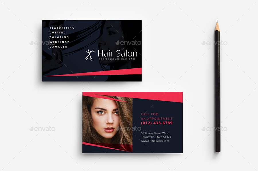 Hair Salon Business Card Template with regard to Hair Salon Business Card Template