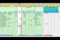 Hairdresser Bookkeeping Spreadsheet Bookkeeping Small regarding Template For Small Business Bookkeeping