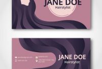 Hairstylist Business Card Template – Download Free Vectors in Hair Salon Business Card Template