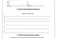 Handover Certificate Template (6 pertaining to Handover Certificate Template
