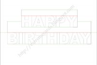Happy Birthday Pop Up Card pertaining to Happy Birthday Pop Up Card Free Template
