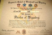Harry Potter Certificate Template (7) – Templates Example throughout Harry Potter Certificate Template