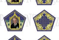 Harry Potter Style Chocolate Frog Box & Trading Cards – Instant Download Pdf in Chocolate Frog Card Template