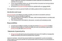 Health And Safety Policy Template | Making Music throughout Health And Safety Policy Template For Small Business