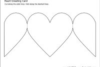 Heart Greeting Card | Free Printable Templates & Coloring for Fold Out Card Template
