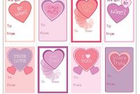 Hearts Valentine Cards Templates For Kids, Great Craft Idea with Valentine Card Template Word