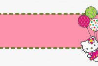 Hello Kitty Banner Template – Frame Hello Kitty Png throughout Hello Kitty Banner Template