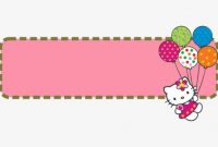 Hello Kitty Banner Template – Frame Hello Kitty Png with regard to Hello Kitty Birthday Banner Template Free