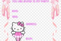 Hello Kitty Party Invitation Templates – Hello Kitty in Hello Kitty Birthday Card Template Free