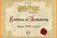 Hogwarts Graduation Diploma Template Harry Potter Fillable pertaining to Harry Potter Certificate Template