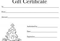 Holiday Gift Certificate Template | Free Iwork Templates within Black And White Gift Certificate Template Free