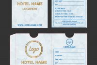 Hotel Key Card Holder Folder Package Template in Hotel Key Card Template