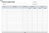 How To Create An Ledger Paper Template Excel Free ? An Easy regarding Blank Ledger Template