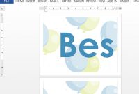 How To Create Best Wishes Banner Using Ms Word pertaining to Microsoft Word Banner Template