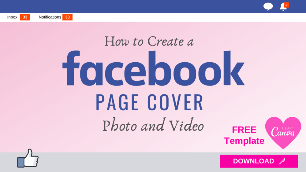 How To Design A Facebook Business Page Cover Photo And Video inside Facebook Business Templates Free