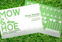 How To Design A Gardener Business Card In Photoshop regarding Gardening Business Cards Templates