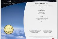How To Download Your Launch Certificate – Name A Star Live throughout Star Naming Certificate Template