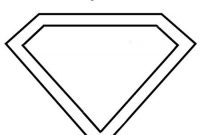 How To Draw The Superman Logo | Superman Logo, Superhero in Blank Superman Logo Template